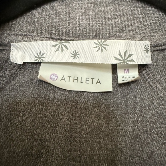 Athleta Strength Full Zip Up Hoodie in Grey Size Medium - Picture 12 of 14